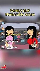 Ranking Top 5 Hilarious Family Guy Moments #viral #funnyvideos #duet #funny