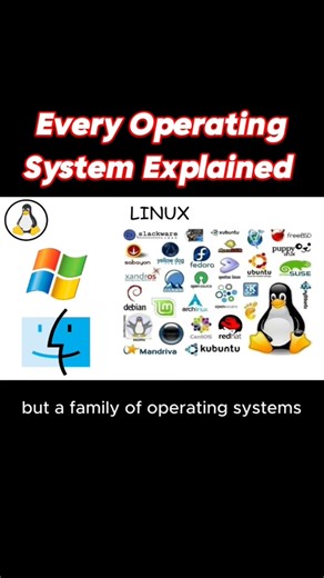 NetPoint NZ on Instagram: "Every Operating System Explained. #os #system #windows #windows #Technology #techy"