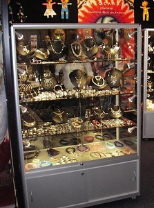 [Hot Item] Aluminum Modular Exhibition Display Cabinet Showcase Counter