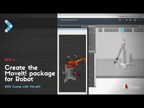 [Movelt! Camp] Week 2: Create the Movelt! package for Robot
