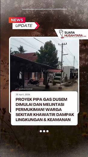 Proyek Pipa Gas Dusem Dimulai! Warga Sekitar Khawatir Dampak Lingkungan & Keamanan