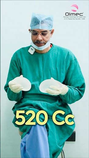 520cc Highly Cohesive Breast Implants | Dr. Narendra Kaushik | Olmec Hospital