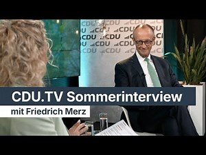 CDU.TV Sommerinterview mit Friedrich Merz