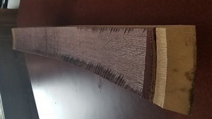 Wine barrel stave - how to smooth out internal surface