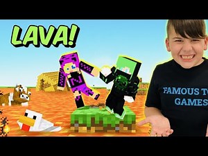 ΕΠΙΒΙΩΣΗ ΜΕ ΤΟ NOOBAKI ΣΤΟ ΚΟΣΜΟ ΑΠΟ LAVA MINECRAFT FAMOUS GAMES @Let’s Play Kristina