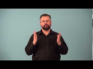 Watch how to sign 'retired person' in American Sign Language.