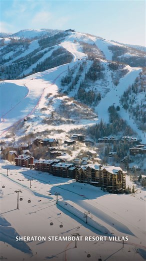 Your Ski-In/Ski-Out Haven in the Rocky Mountains Awaits! ❄️ Perfectly positioned amid the invigorating outdoor adventures of Colorado’s famed Steamboat Springs, Sheraton Steamboat Resort Villas offers a fun-filled family retreat. | Sheraton Vacation Club