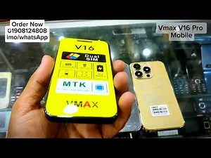 Vmax V16 Pro Mobile Dual Sim 3.5 inch Display New