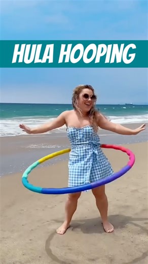 The perfect place to practice!☀️ #hulahoop #fotness #beach #dance #workout #losangeles #summer #fyp