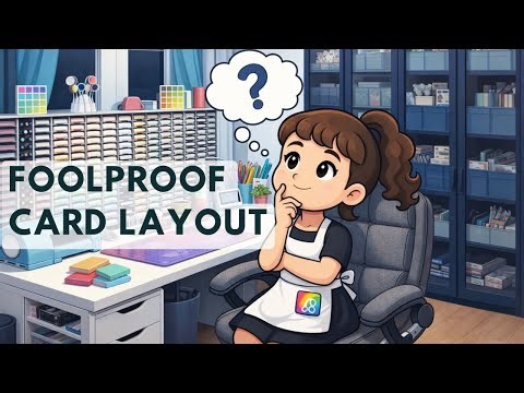 Stuck on What to Make? Try This Foolproof Card Layout! ✨Beginner Friendly, Repeatable Formula