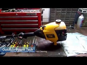 Poulan Pole Saw Carburetor Cleaning