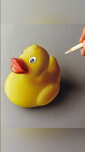 Rubber duck on paper #drawing #art