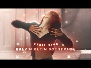 Sadie Sink - Scenepack 4K 60FPS | Calvin Klein Ad | Zero2ae