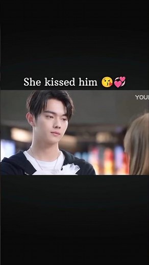 She Gave Him a Kiss 😘💞 | Falling Into Your Smile #shorts #cdrama