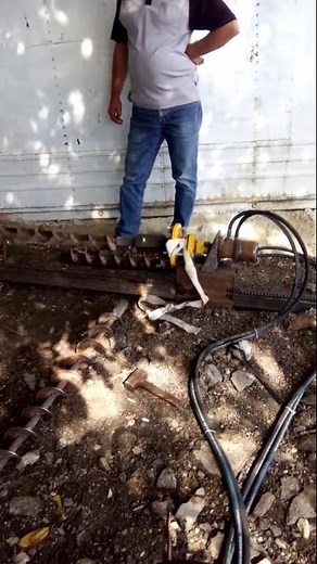 DIY Homemade horizontal auger