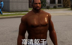 【三部曲最终版mod】高清cj躯干mod   以及  瞄准人物无白边mod