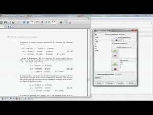 Gretl TSLS Two-Stage Least Squares MC2E
