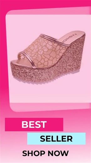 Mesh Platform Slip On Wedge Sandals