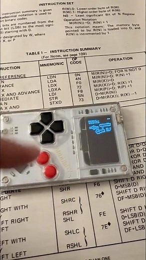 COSMAC VIP Emulation on ARDUBOY