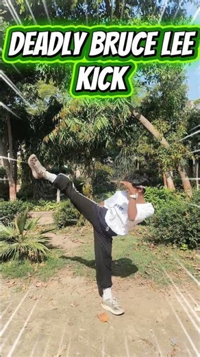 Bruce Lee's Deadliest Kick Explained 🔥 #taekwando #martialarts #karate