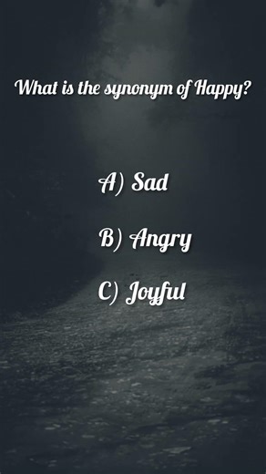 Learn English Grammar Synonym Quiz #learn