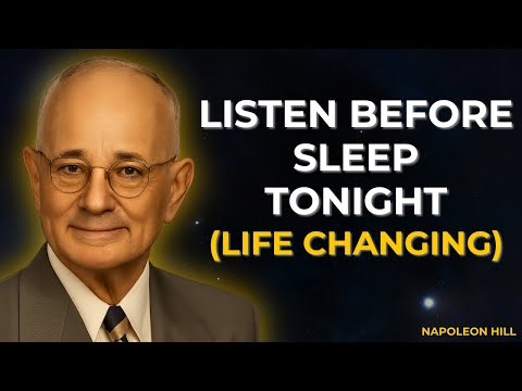 Listen to This Every Night Before Sleep and Your Reality Will Change | Napoleon Hill Motivation