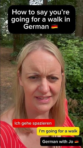 How to say you’re going for a walk in German 🇩🇪