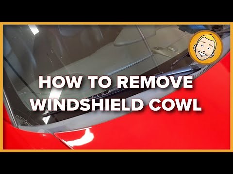 How to REMOVE/INSTALL WINDSHIELD WIPER COWL PANEL | Porsche 986 996 987 997
