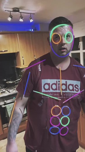 Neon Glow-Up Dance Robot Fun