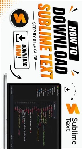 #sublimetext download| how to download Sublime text #shorts
