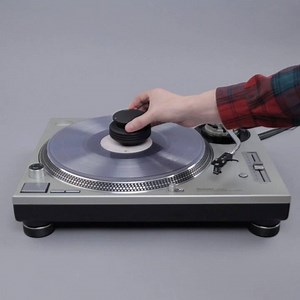 5.7K views · 20 reactions | Turntable Lab edition of MasterSounds' premium record stabilizer, back in stock in black and silver! Dampens vibrations + improves sound quality of your records both at home and in the club.  ↳ turntablelab.com/MastersoundsTTL ↳ more gift ideas: turntablelab.com/giftguide | Turntable Lab | Facebook