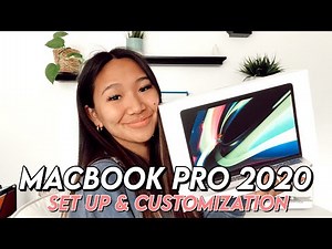 UNBOXING MY NEW MACBOOK PRO 2020 13'' W/ M1 CHIP | Set Up & Customization!