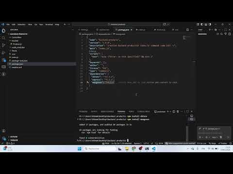 Créer un projet back‑end moderne pas à pas