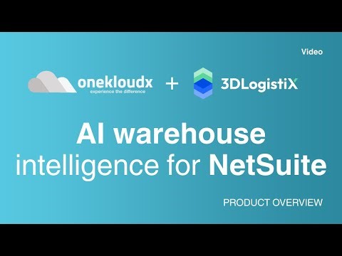 AI warehouse intelligence for NetSuite powered by 3DLogistiX