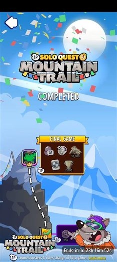 mountain trail solo challenge#matchmasters #mountaintrail #gaming #soloquest #solochallenge #solo