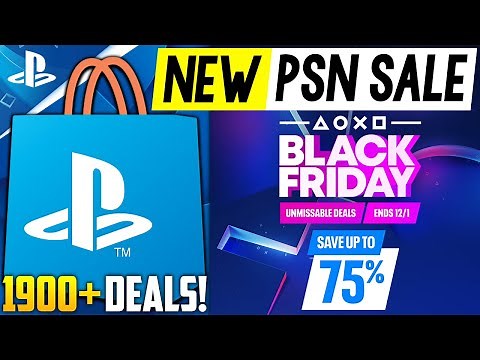 GIGANTIC NEW PSN SALE LIVE NOW! PSN Black Friday 2025 Sale - 1900+ DEALS (NEW PlayStation Deals)