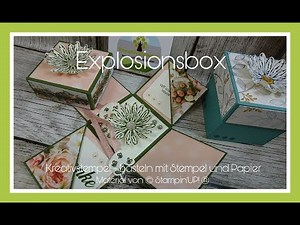Explosionsbox basteln - Teil 1- die Grundbox mit Stampin` Up!
