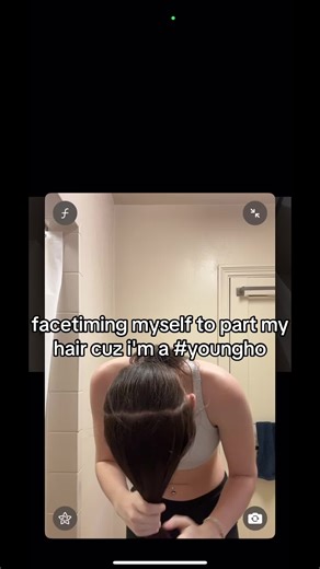How to Part Your Hair Using FaceTime