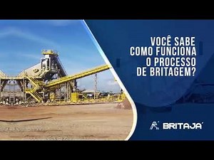Como funciona o processo de britagem da Brita Já
