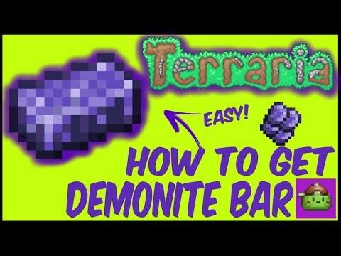 How To Get Demonite Bar In Terraria | Terraria 1.4.4.9