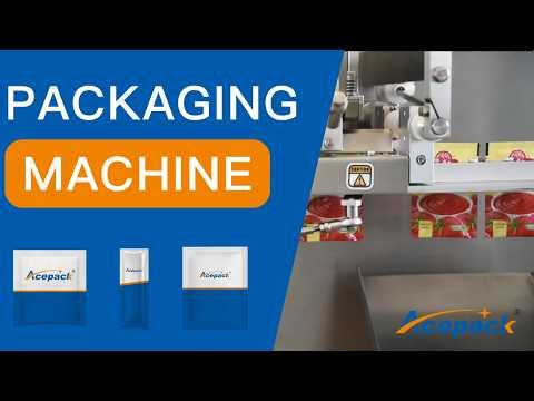 Acepack horizontal Packing machines | How to pack flat pouch!