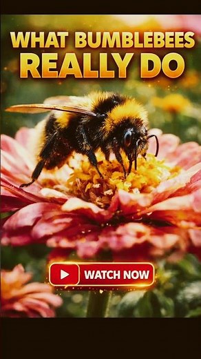 What Bumblebees Really Do 🐝 | The Hidden Heroes of Nature