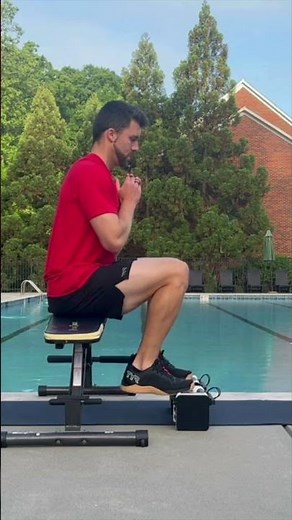 Breaststroke Kick Exercise // Bent-Knee Calf Raise
