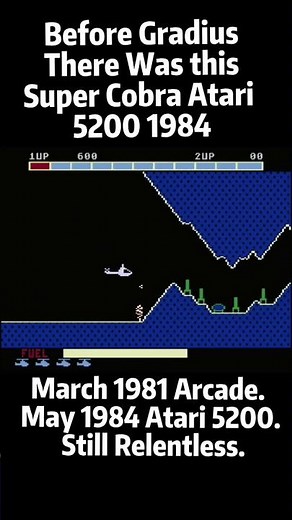 Before Gradius there was this | Super Cobra Atari 5200 1984 #atari5200 #atari #retrogaming #gaming