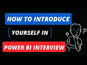 Your Intro in Power BI Interviews ??