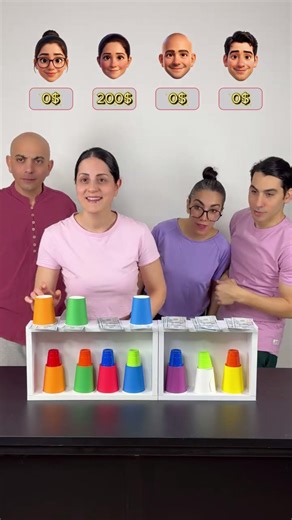 Pick the Right Color Challenge! Family Challenge (EP9) Alice, Frank, Maya, Victor #short2026