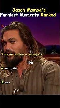 Jason Momoa's Funniest Moments Ranked #usa