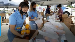 Some Americans are lining up at food banks for the first time in their lives