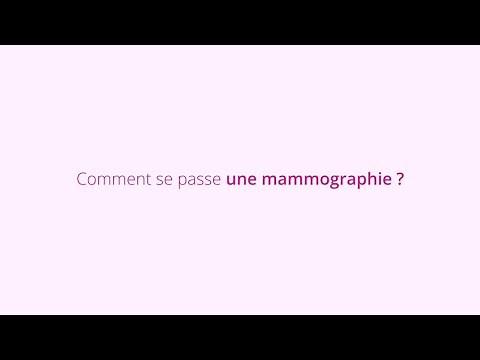 Comment se passe une mammographie ?