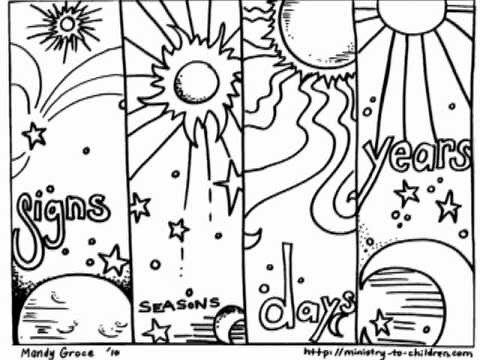 Creation Coloring Pages